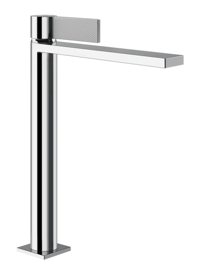 Смеситель для раковины Gessi Inverso, высокий, с донным клапаном "Stop&Go", цвет Chrome