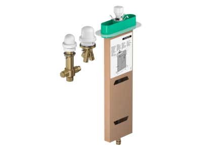 На изображении товар Скрытая часть Hansgrohe, для однорычажного смесителя на борт ванны на 3 отверстия от официального представителя в Москве