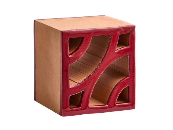 На изображении товар Sartoria Керамика Split Blend Deco Red Velvet Glossy Border 12x12 от официального представителя в Москве