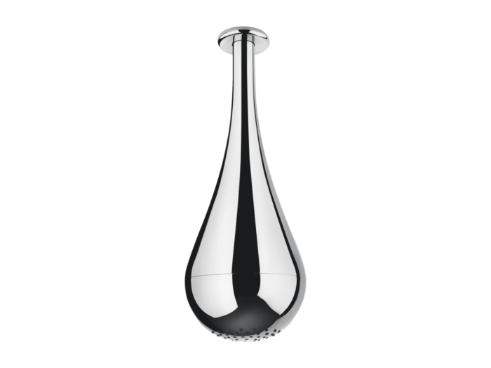 На изображении товар Верхний душ Gessi Goccia потолочный, высота 387 мм, цвет хром от официального представителя в Москве