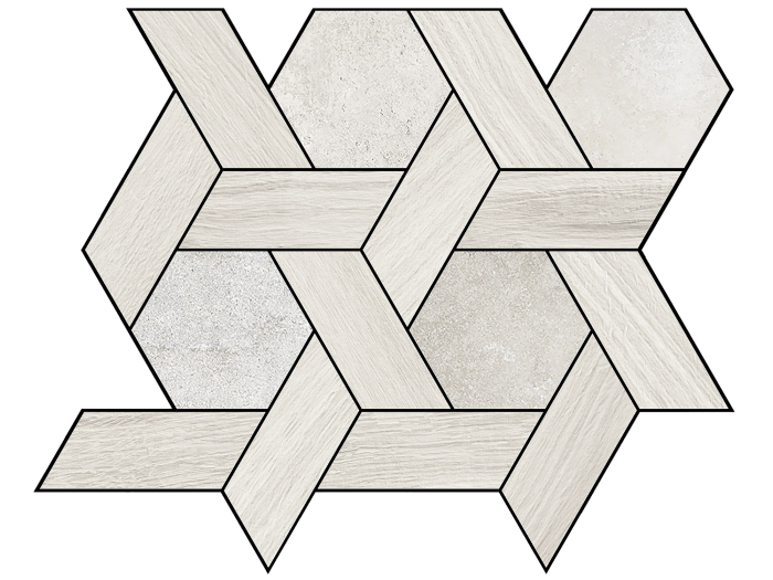 На изображении товар La Fabbrica Ava Керамогранит Il Cerreto 30X26 Dec Champagne White 30x30 от официального представителя в Москве