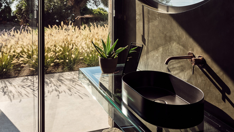 Излив Gessi316, настенный, с индивидуальной длиной 300 мм, цвет Copper Brushed PVD - изображение 2