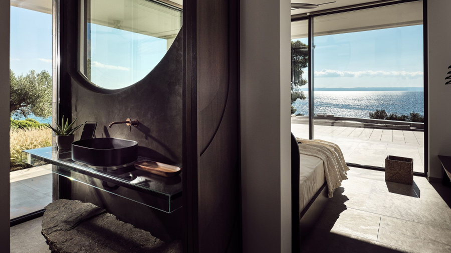 Излив Gessi316, настенный, с индивидуальной длиной 300 мм, цвет Copper Brushed PVD - изображение 3