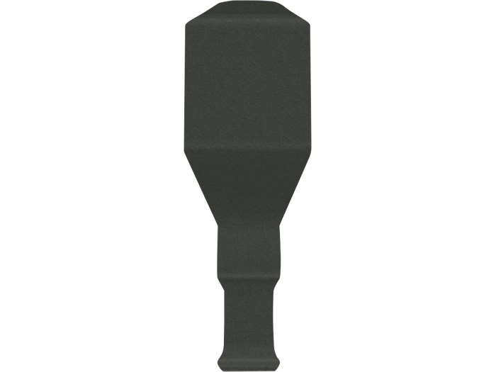 На изображении товар CERAMICHE GRAZIA Угловой элемент ELEGANCE ANGOLO FINALE 2,2X8,5 FLINT CRAQUELE от официального представителя в Москве