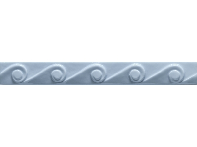 CERAMICHE GRAZIA Бордюр ESSENZE ONDA 3X26 GENZIANA