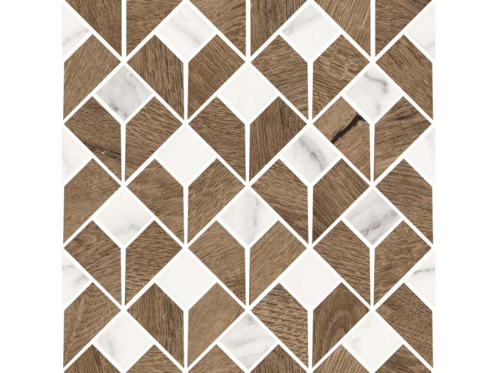 На изображении товар Santagostino Керамогранит Timewood Flip Brown, 29x29 от официального представителя в Москве