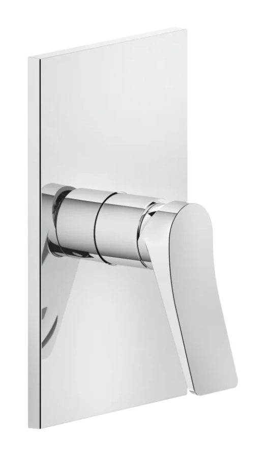 Cмеситель для душа Gessi Rilievo, встраиваемый, однорычажный, 1 выход, внешняя часть, цвет Chrome