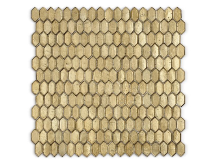 На изображении товар Sicis Стеклянная мозаика Crystal Sfene chips size 31x15 mm sheet size 304x300 mm от официального представителя в Москве
