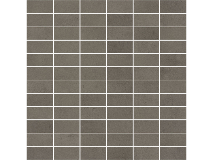 На изображении товар Terratinta Ceramics Мозаика, керамогранит Betontech Lappato Clay Mosaic 30x30 (2.5x5) / 10.5 от официального представителя в Москве