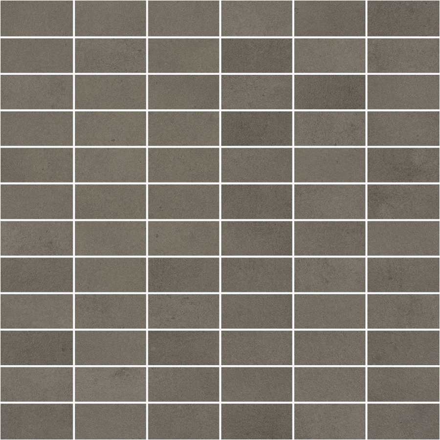 Terratinta Ceramics Мозаика, керамогранит Betontech Lappato Clay Mosaic 30x30 (2.5x5) / 10.5