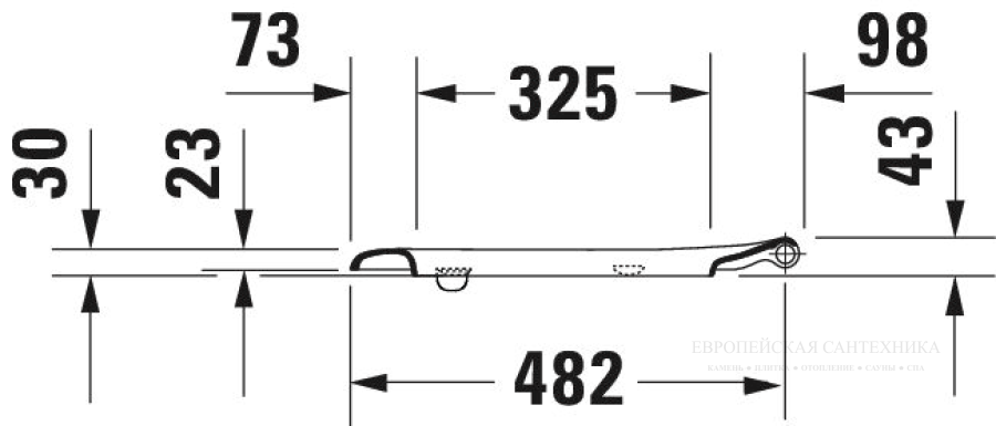 Сиденье для унитаза Duravit D-Code Vital, 496 х 368 мм, без крышки , цвет белый - изображение 2