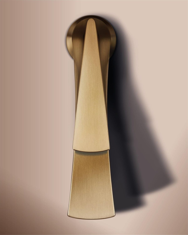 Смеситель для раковины Gessi Ventaglio, высокий, без донного клапана, цвет Warm Bronze Brushed PVD - изображение 1