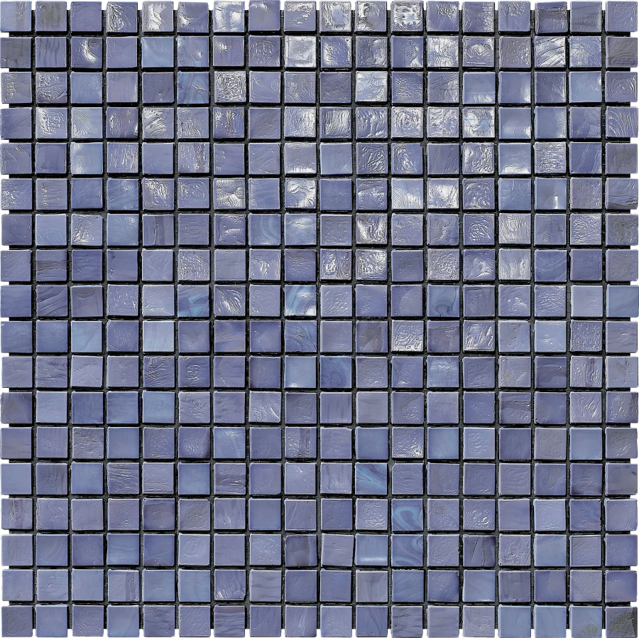 Sicis Стеклянная мозаика Murano Smalto Indaco 2 chips size 10x10 mm sheet-size 295x295 mm