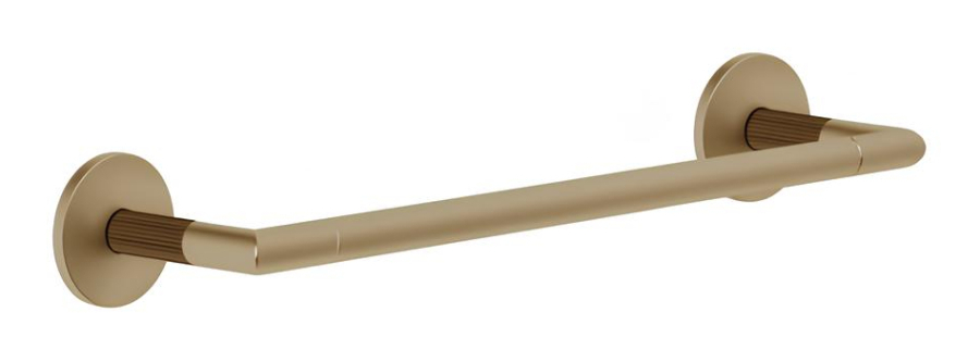 Полотенцедержатель Gessi Ingranaggio, L350 мм, цвет Warm Bronze Brushed PVD