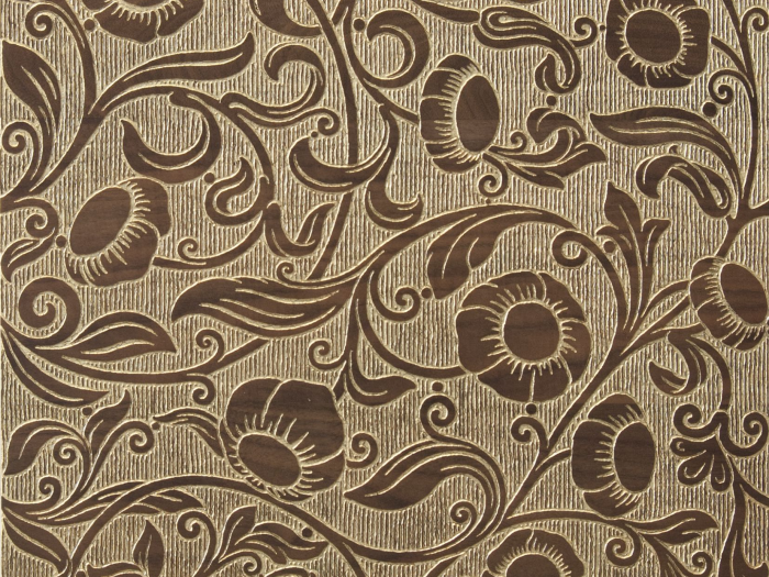 На изображении товар Akros Venezia Дерево Agena Natural Legno Noce Gold 40x40x2 от официального представителя в Москве