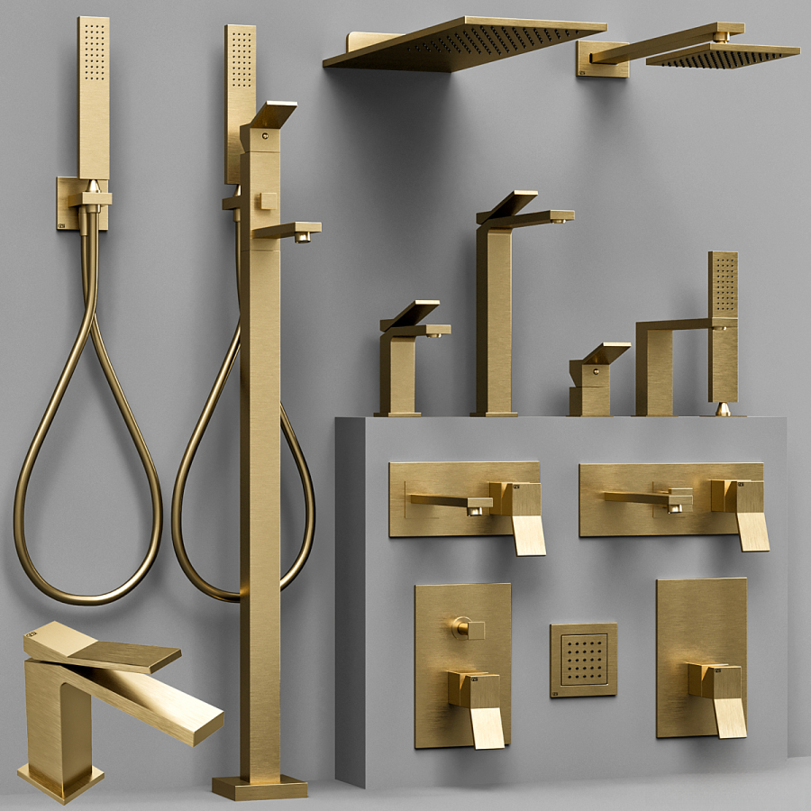 Смеситель для раковины Gessi Rettangolo K, без донного клапана, цвет Warm Bronze Brushed PVD - изображение 3