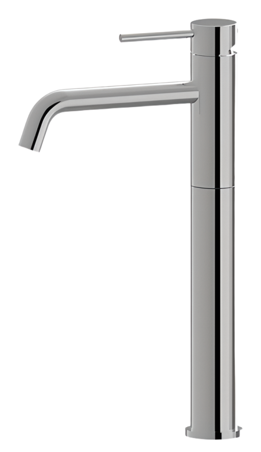 Смеситель для раковины Newform Xt, H360 мм, однорычажный, на 1 отверстие, без донного клапана, соединительные шланги с внутренней резьбой, цвет хром