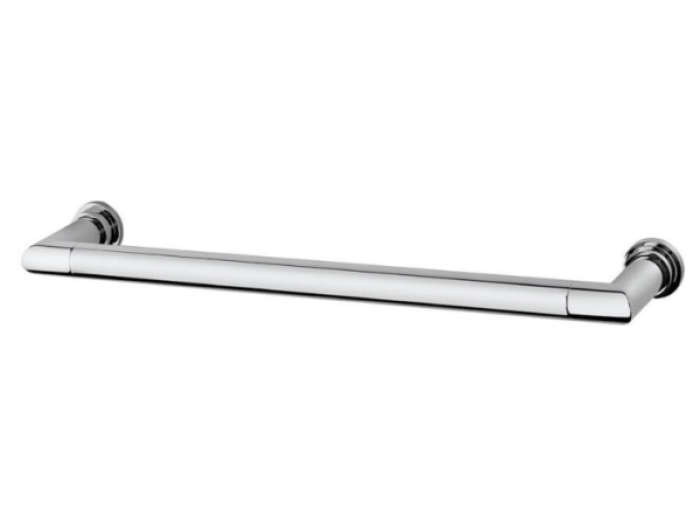 На изображении товар Полотенцесушитель Margaroli Sereno, электрический, (кнопка справа), 520х107x50 мм, цвет Brushed nickel от официального представителя в Москве