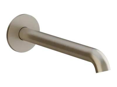 Излив Gessi Origini, средней длины, вылет 205 мм, цвет Finox Brushed Nickel