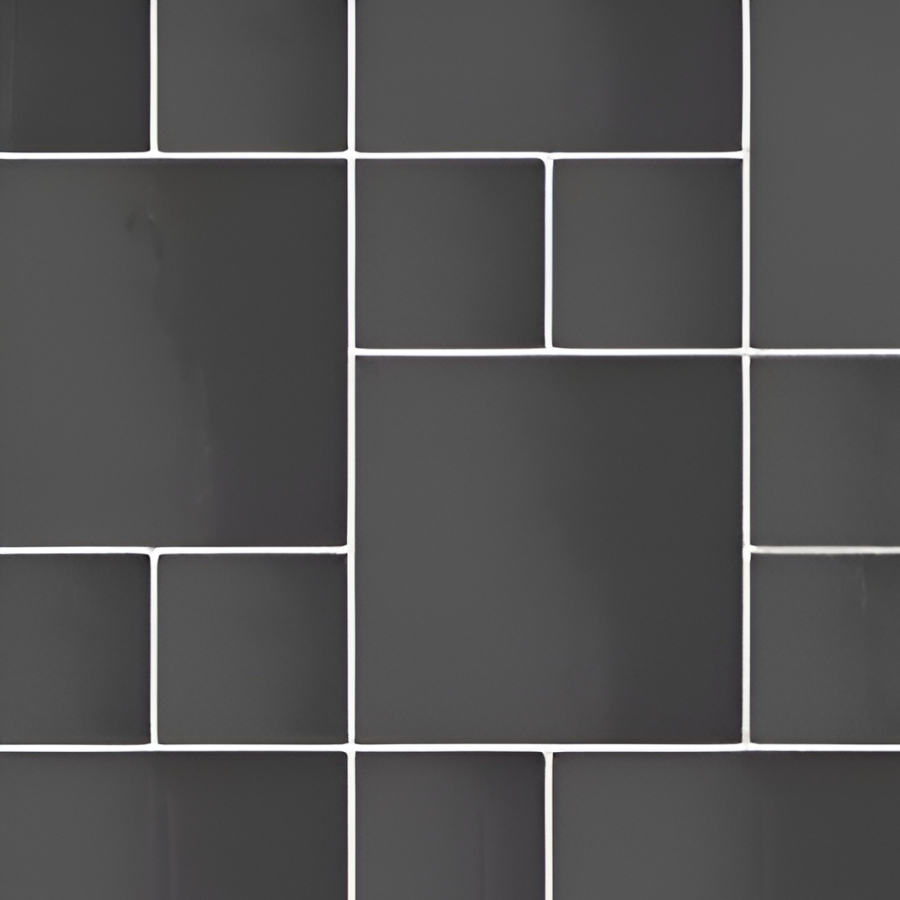 Micro. Керамогранит Microtiles X4 Double Glaze Black 25,6x35,1