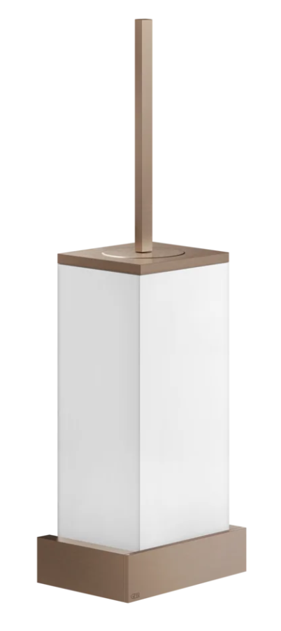 Ёршик Gessi Rettangolo, настенный, цвет White/Copper Brushed PVD
