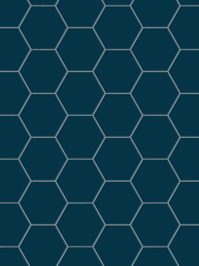 Terratinta Ceramics Керамогранит Hexa Floor Matt Deep Navy Hexagon 14x16 / 8.5