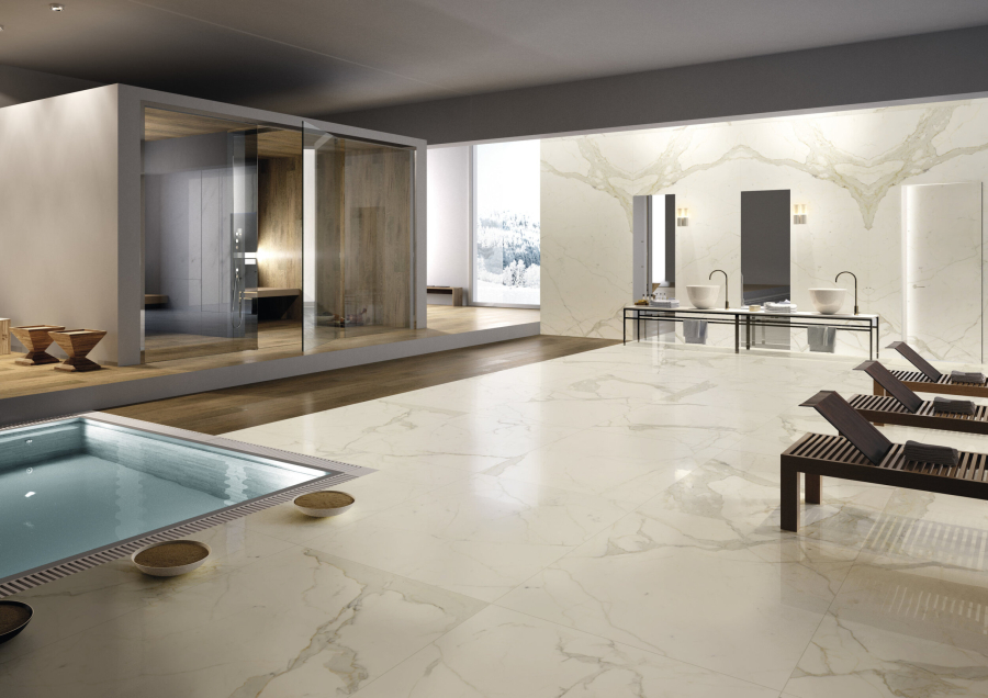 FMG Maxfine Керамогранит Marmi Calacatta prelucidato 75x37,5 - изображение 3