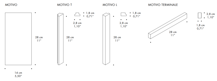 Mutina Motivo керамогранит, цвет Graphite - изображение 3