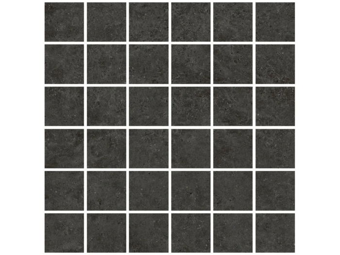 На изображении товар Living Ceramics Керамогранит Bera&Beren Black Mosaic 55 Natural 29,8x29,8 от официального представителя в Москве