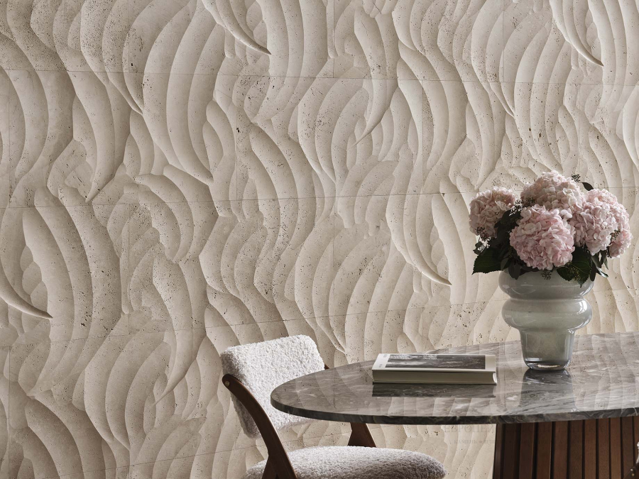 Lithos design Камень Marble Wall Coverings Pietre Incise Organic Vello 80x40x2 - изображение 3