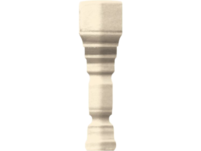CERAMICHE GRAZIA Угловой элемент EPOQUE ANGOLO TERMINALE PITTI 12X2 BEIGE/IVORY MAT
