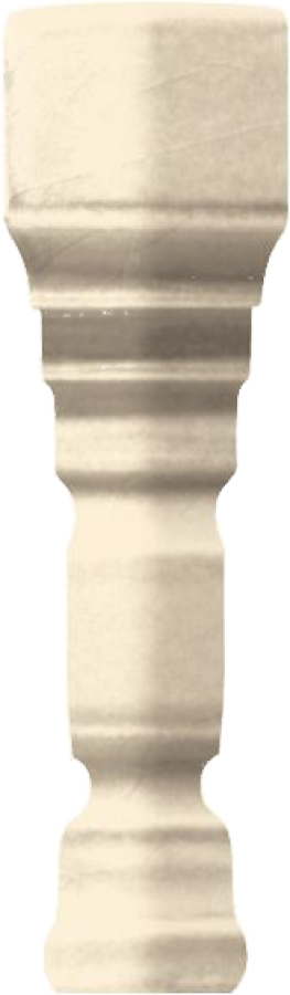 CERAMICHE GRAZIA Угловой элемент EPOQUE ANGOLO TERMINALE PITTI 12X2 BEIGE/IVORY MAT