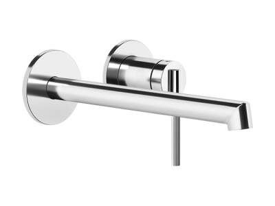 Смеситель для раковины Gessi Ingranaggio, длинный излив, встраиваемый, цвет Chrome