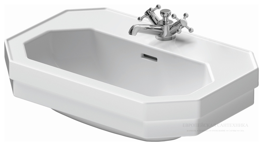 Раковина Duravit Series 1930 подвесная, 600х410 мм, с 1 отверстием под смеситель, цвет белый глянцевый