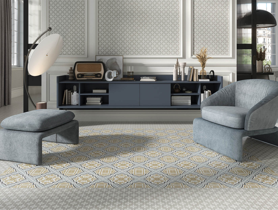 Sartoria Керамогранит Decorata 01 Matt 15x15 - изображение 3