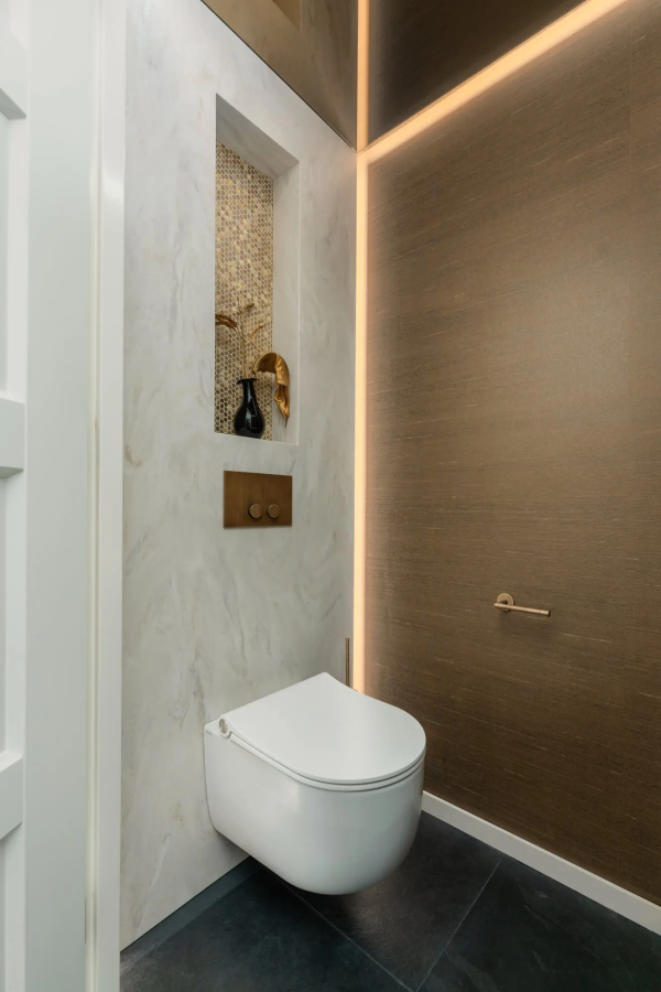 Бумагодержатель Gessi  Anello, настенный, цвет Warm Bronze Brushed PVD - изображение 1