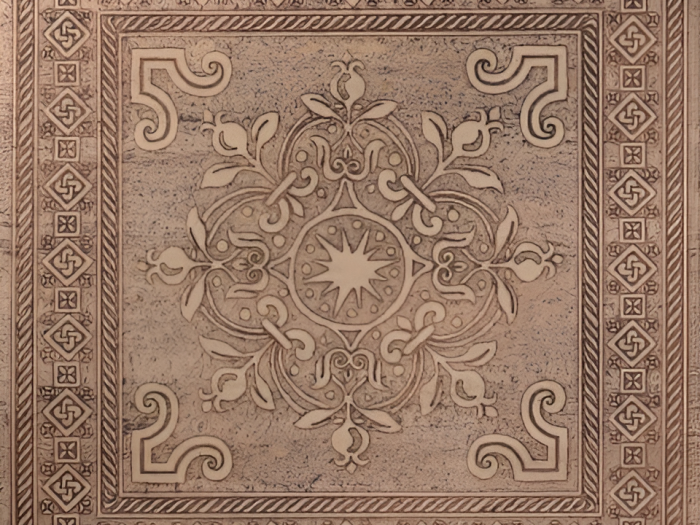 На изображении товар Akros Venezia Камень Decorative Art Colosseum M1061 Travertino Classico 30,5X30,5X1 от официального представителя в Москве