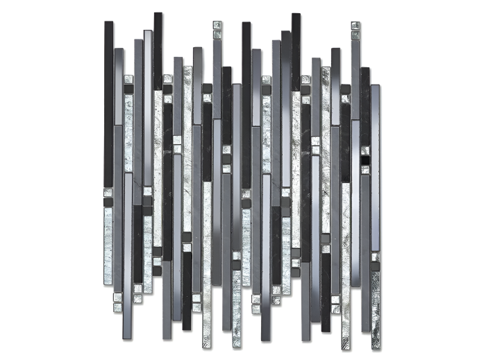 На изображении товар Sicis Стеклянная мозаика Fibers Thin Lead 286x325 mm от официального представителя в Москве