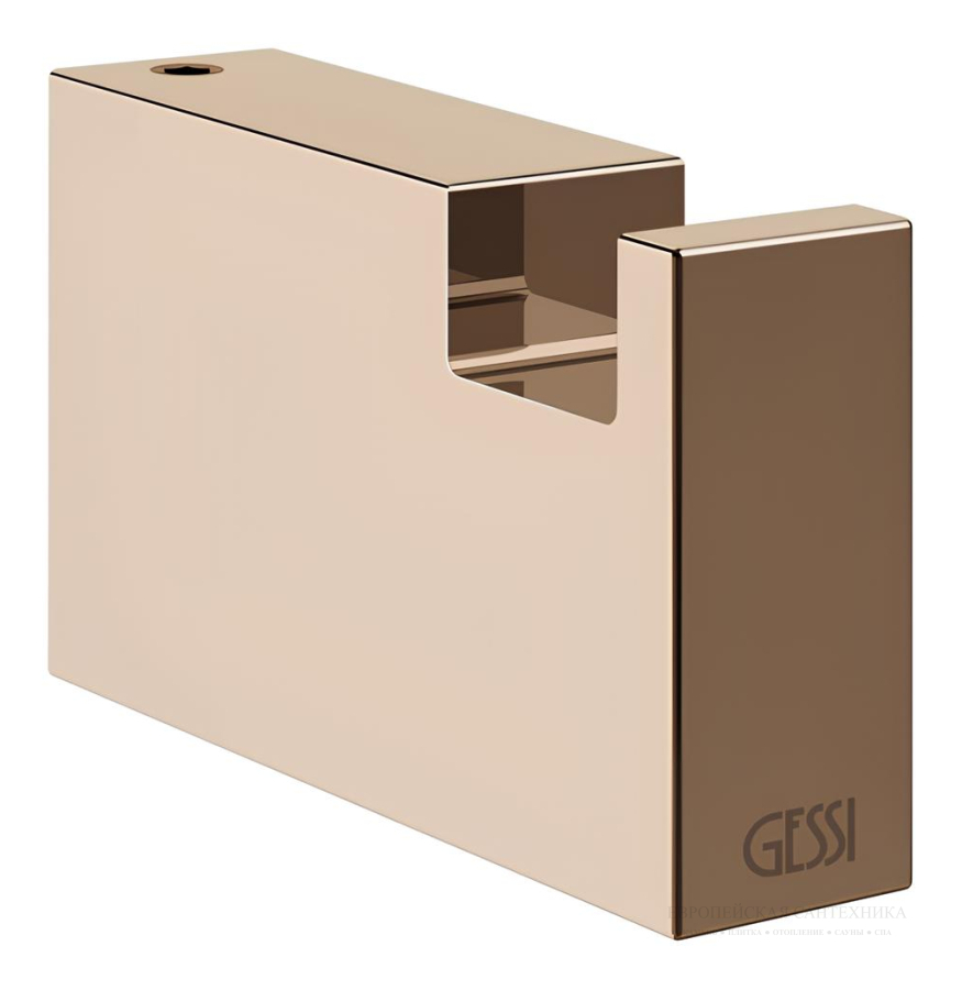 Крючок Gessi Rettangolo, настенный, цвет Copper PVD