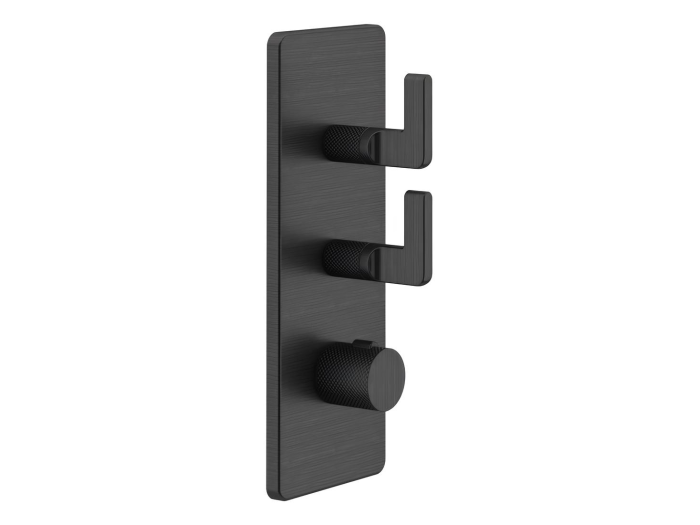 Термостат Gessi Inciso, с 2 независимыми выходами, встраиваемый, цвет Aged Bronze