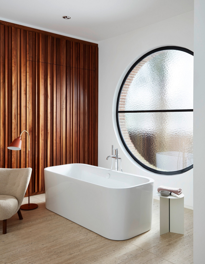 Ванна Duravit Happy D.2 Plus, отдельностоящая, 1800x800 мм, с двумя наклонами для спины, с бесшовной акриловой панелью, цвет белый - изображение 2