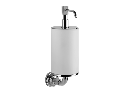 На изображении товар Дозатор Gessi Venti20, настенный, цвет White/Chrome от официального представителя в Москве