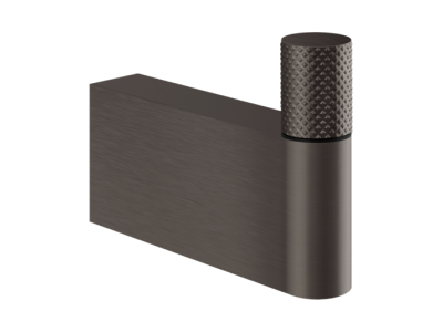 Крючок Gessi Habito, настенный, h56х75 мм, цвет Black Metal Brushed PVD