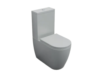 На изображении товар Унитаз Cielo Smile Mini 350х480х420 мм, напольный, независимая подача воды, горизонтальный слив, цвет Brina от официального представителя в Москве