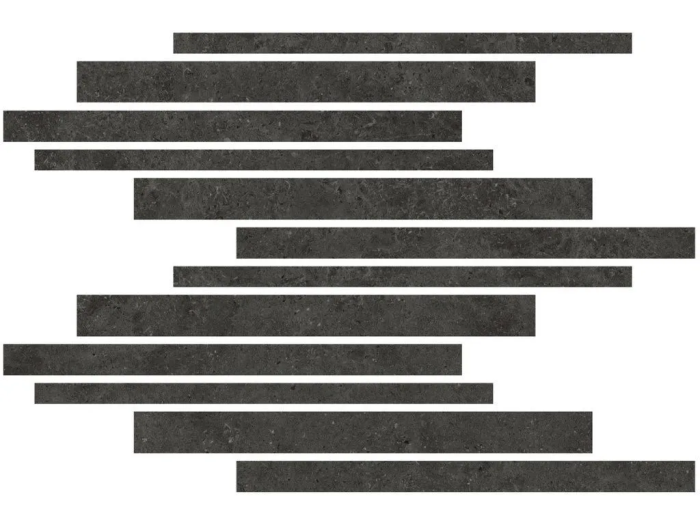 На изображении товар Living Ceramics Керамогранит Bera&Beren Black Mureto Mosaic Bush hammered 29,8x29,8 от официального представителя в Москве