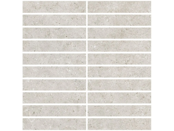 На изображении товар Living Ceramics Керамогранит Bera&Beren Light grey Mosaic 315 Bush hammered 29,8x29,8 от официального представителя в Москве
