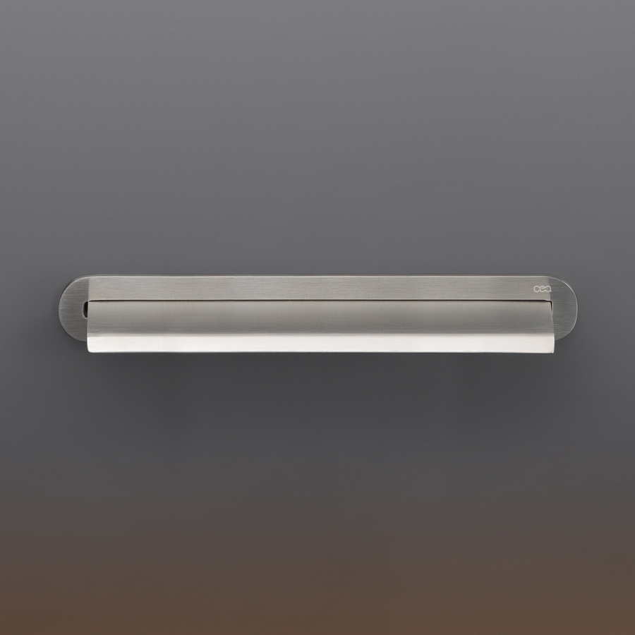 Излив для душа CeaDesign Free Ideas, настенный, 225x80x30h мм, каскадный, внешняя часть, сталь, цвет сатинированная сталь - изображение 1