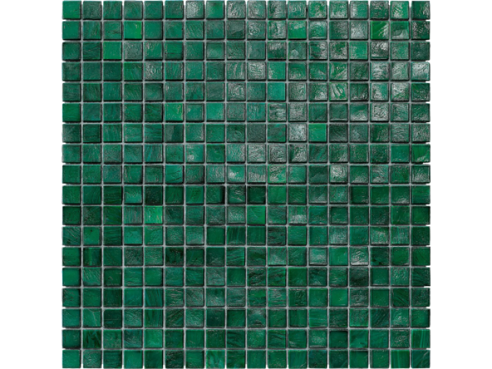 На изображении товар Sicis Стеклянная мозаика Murano Smalto Emerald 4 chips size 10x10 mm sheet-size 295x295 mm от официального представителя в Москве