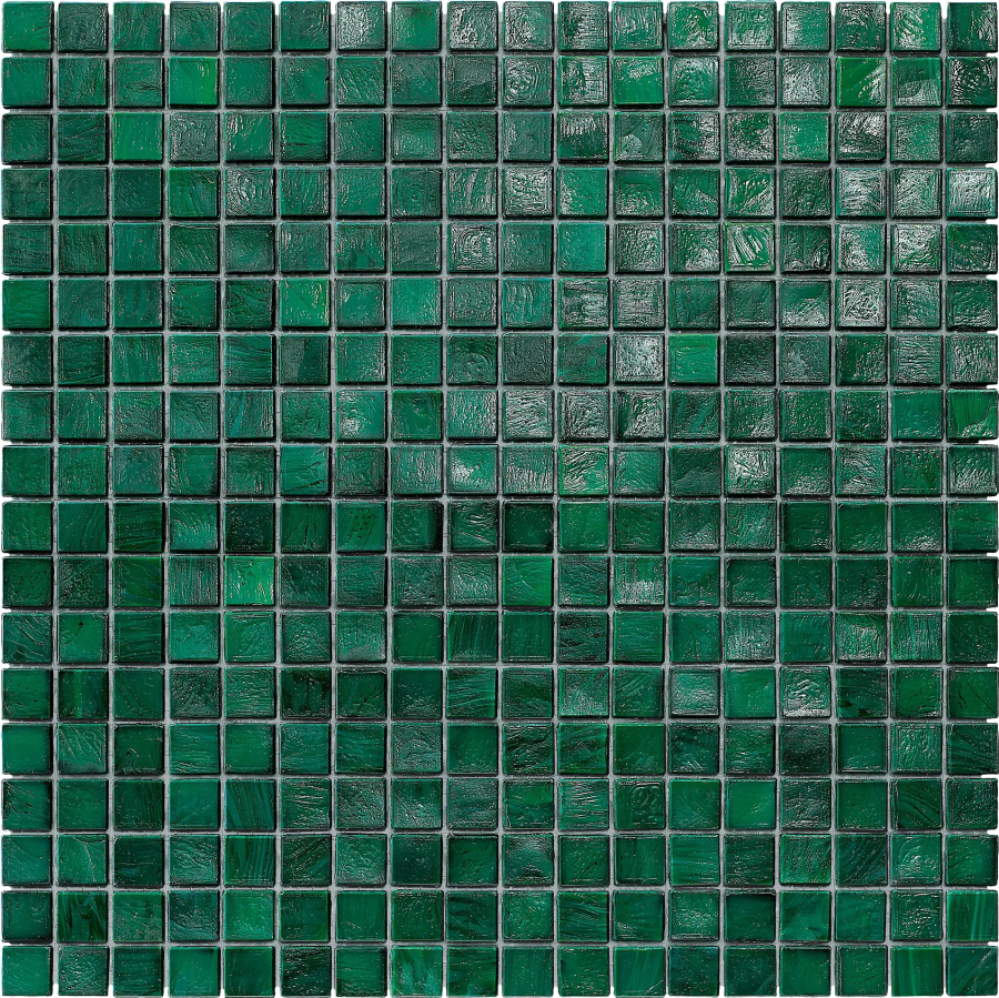 Sicis Стеклянная мозаика Murano Smalto Emerald 4 chips size 10x10 mm sheet-size 295x295 mm