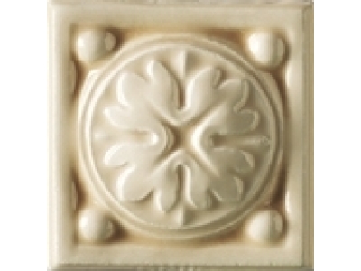 CERAMICHE GRAZIA  Вставка ESSENZE VOLUTA TOZZETTO 6X6 GELSOMINO